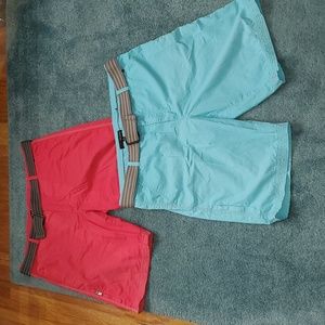Two Guess Shorts Men Size 38 with belts